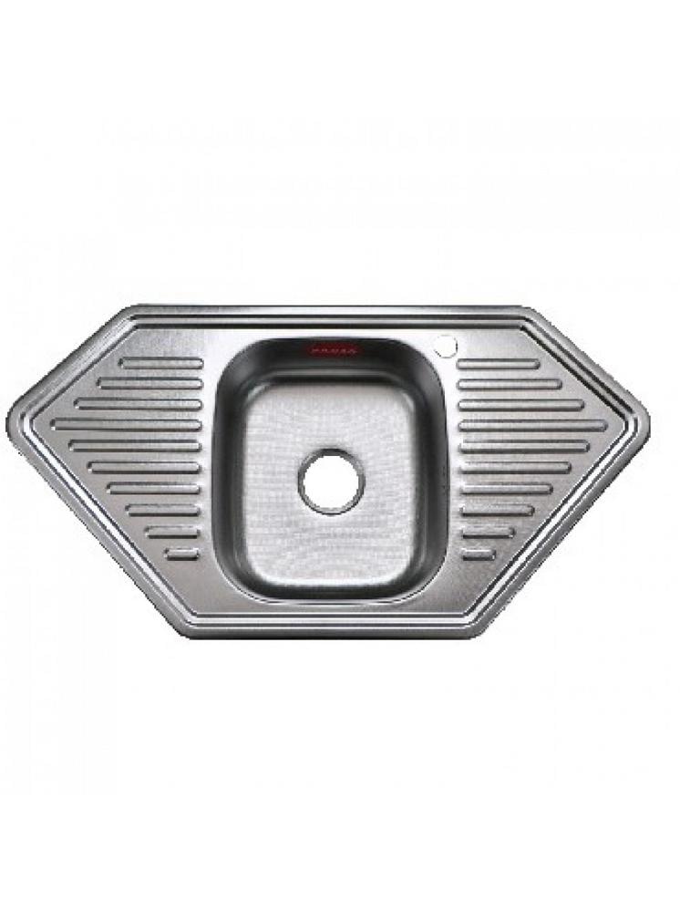 Мойка FABIA врезная 95х50  0,8мм гл.18см  трапеция, 9550DB (снято)