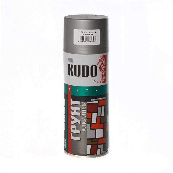 Аэрозоль КУДО грунт KU-2001 серый 520мл