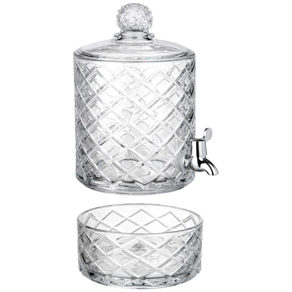 LEFARD Диспенсер д/напитков 691-119 Diamant 4800мл 17х17х47,5см