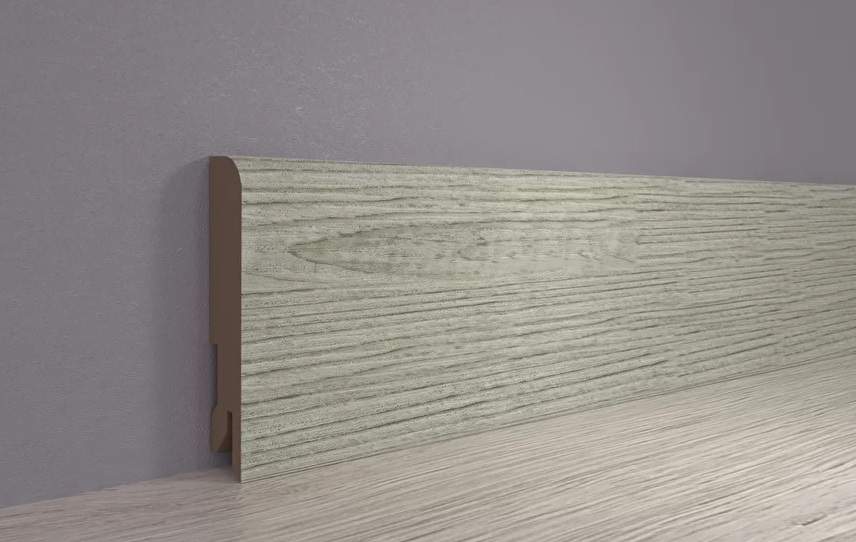 Плинтус МДФ ламинированный, Пл 80МДФ.2400.24045 сосна северная