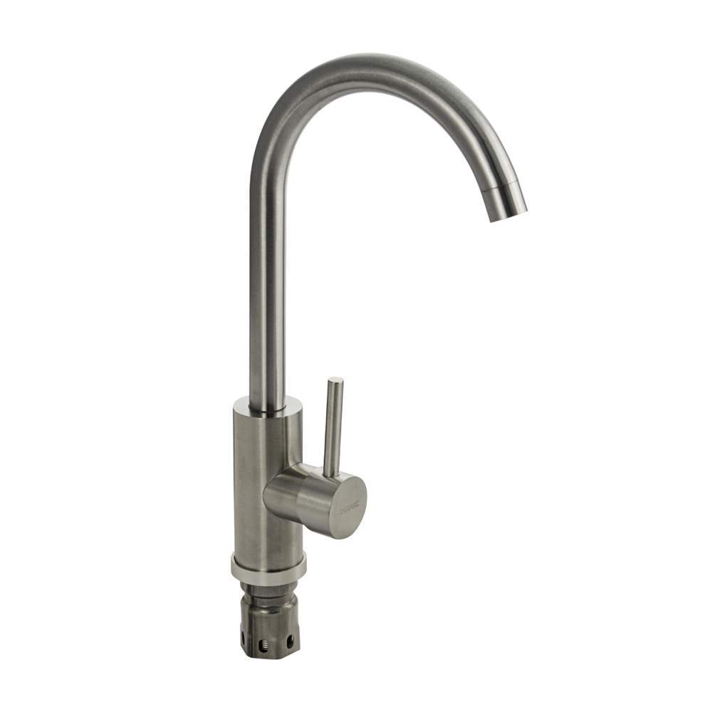 Смеситель SANAKS  13061 д/кухни С-обр.излив, нерж.  Сатин