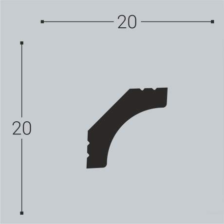 Угол XPS BD У3 (20*20)/60