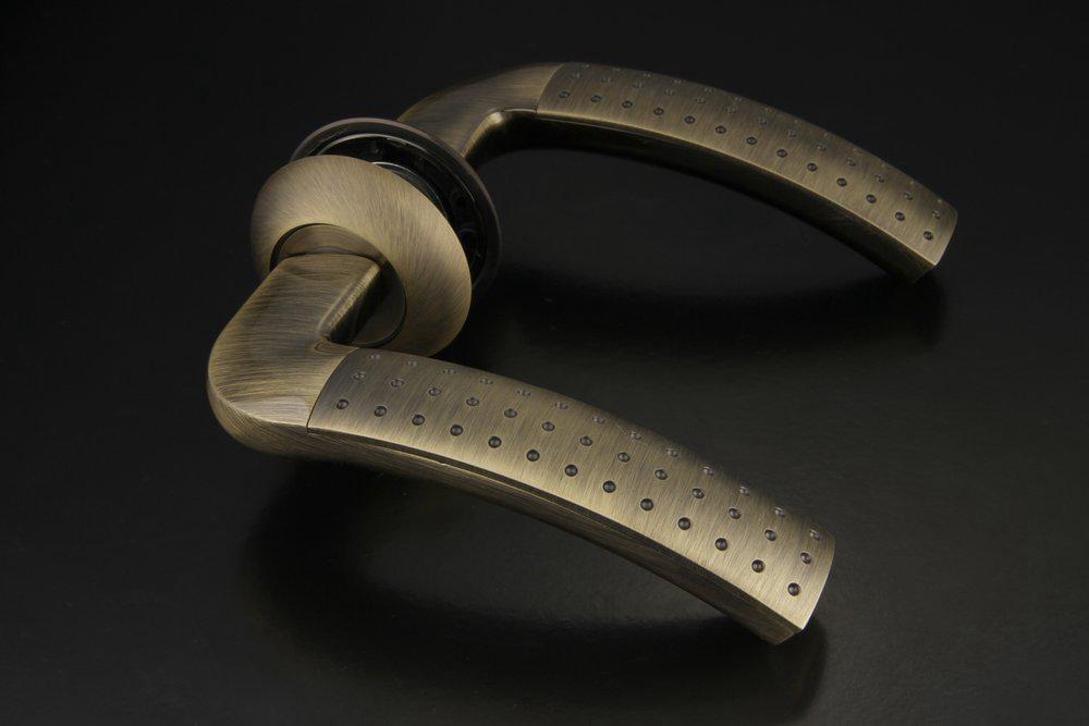 Ручка дверная MH-02 MAB/AB м.а.бронза/бронза MORELLI