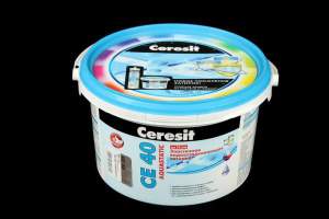 Затирка Ceresit CE A 40 эл. вод. пр/гриб. 2кг киви