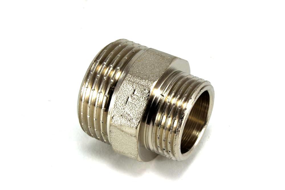 Ниппель перех. 1" х 3/4"  хром  VTr.580.N.0605