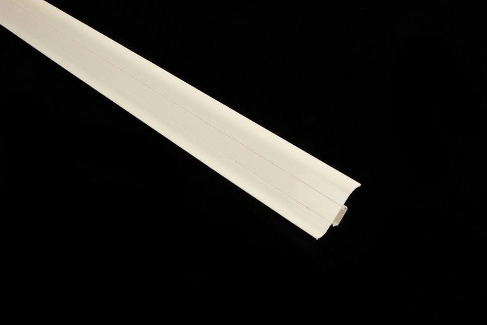 289  Плинтус н/п Лидер  62мм/24мм Белый