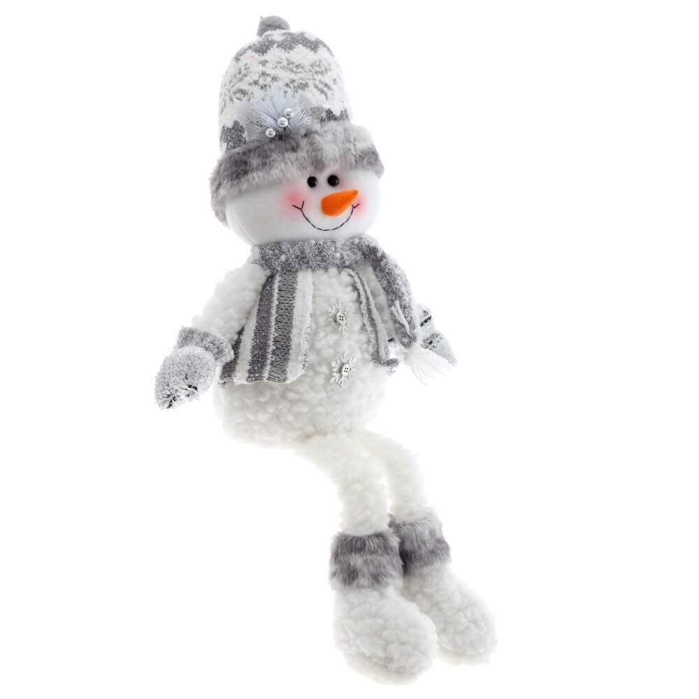 REMECO COLLECTION Игрушка набивная 821865 Снеговик белый/серый 30х14х32/74см 2 вида