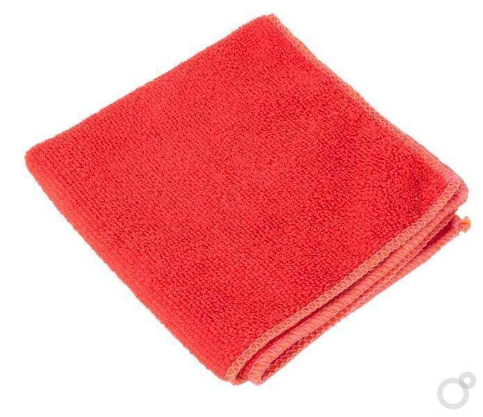 Салфетка из микрофибры  красная  30х30см 31-0761