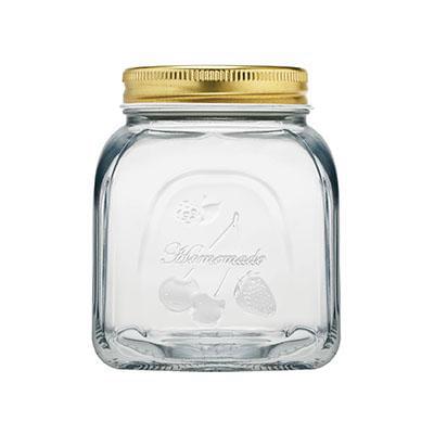 PASABAHCE Банка 80384 Хоммейд д/сыпучих 500мл с металлической крышкой