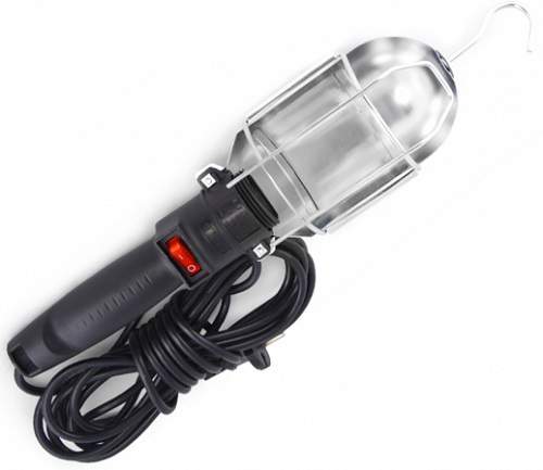 Св-к - переноска LUX  ПР-М-60-05  черн. с магнитом 5м. 60W E27 б/лампы