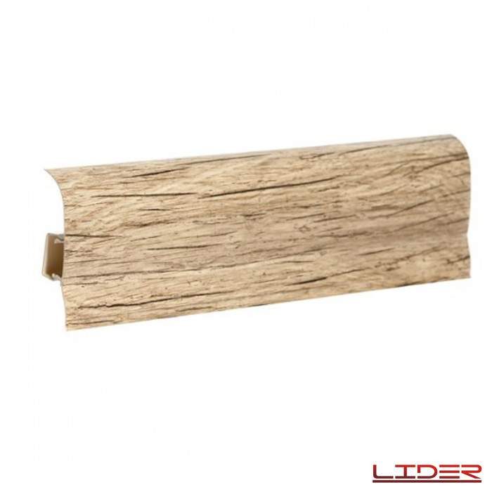 743M Плинтус мат. Дуб Шотланский 2500/75/24мм Лидер