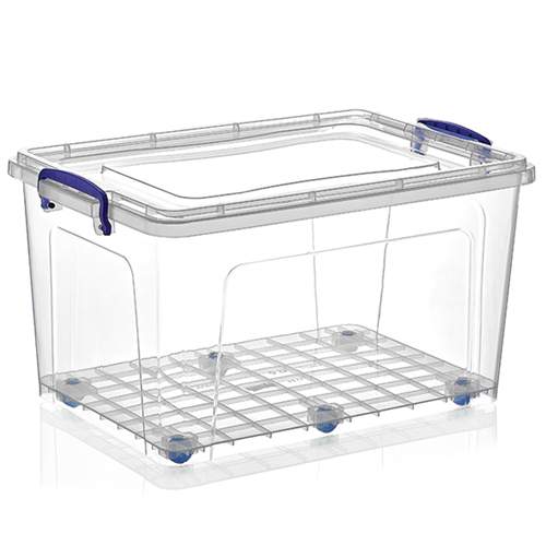 DUNYA PLASTIK Контейнер 30168 Клиер д/хранения 80л глубокий 680х465х355мм (6)