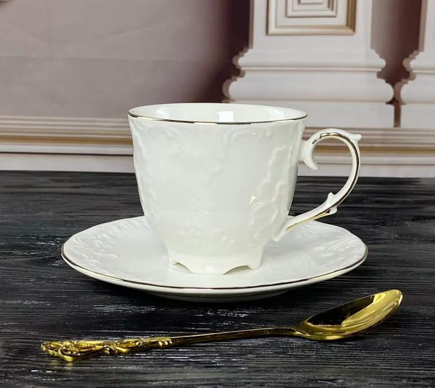 LENARDI Аврора Gold Набор чайный 305-080 12пр/6перс 280мл 