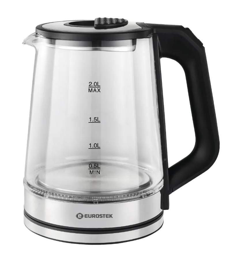 Чайник EUROSTEK EEK-3002 2,0л., 1500Вт черный  344893