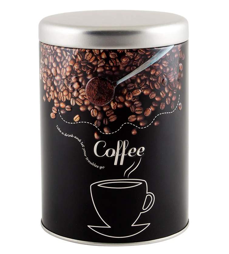 MALLONY Банка 8616 Кофе 0,9л с крышкой 10,5х10,х15см металл