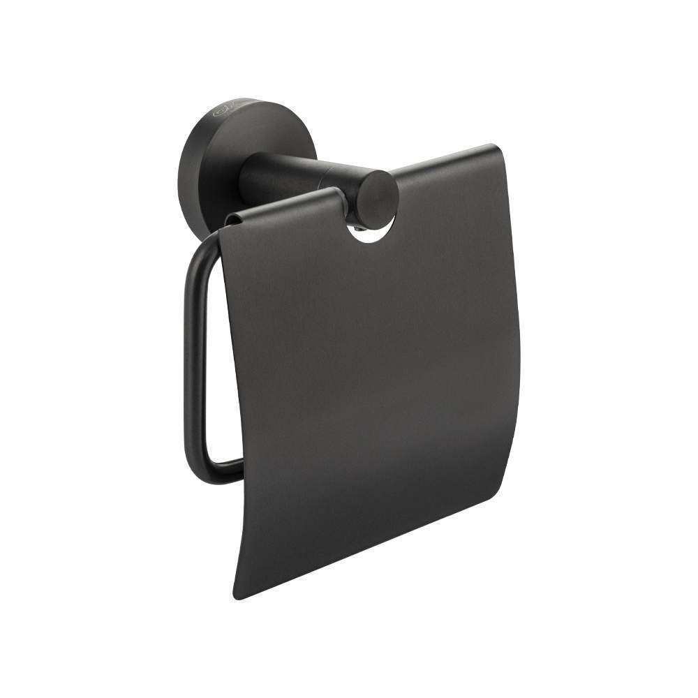 *Держатель туалет/бумаги  GFmark с экраном Графит 78003