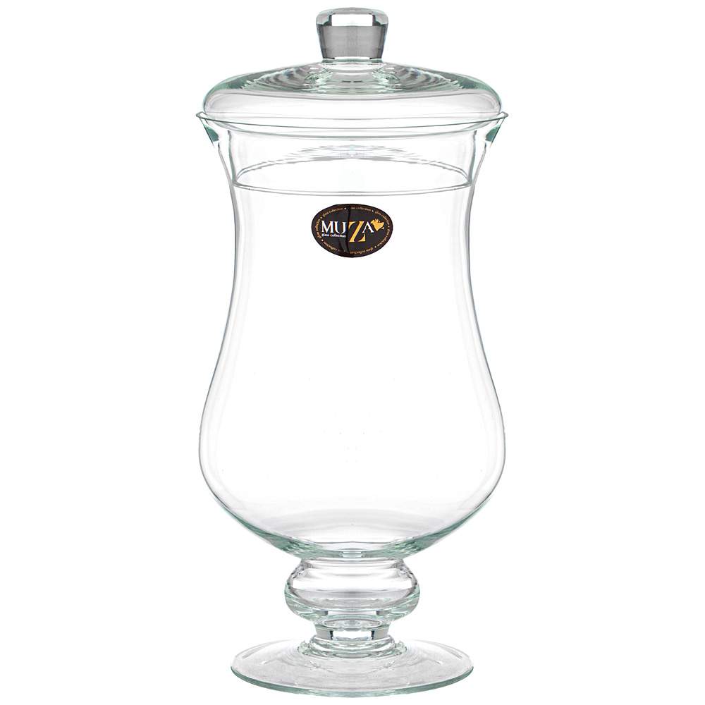 MUZA Ваза 380-539 Amfora 36см на ножке с крышкой