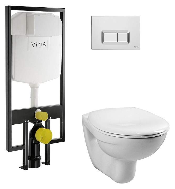 Унитаз Normus подвесной + стандарт. сиденье+ инсталл.  9773В003-7202
