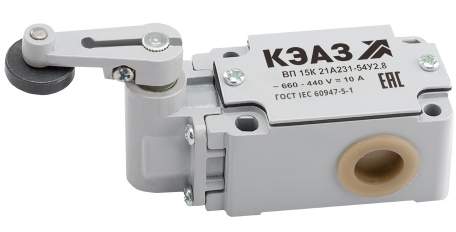 Выключатель путевой ВП 15К-21А-231-54 У2.8 рычаг с рол.прямого действия IP54  ЕТ054533