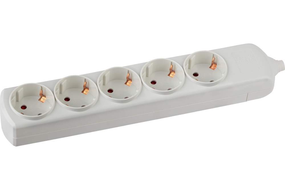 K-5e ЭРА Колодка 5 гнезд,заземление С0045325