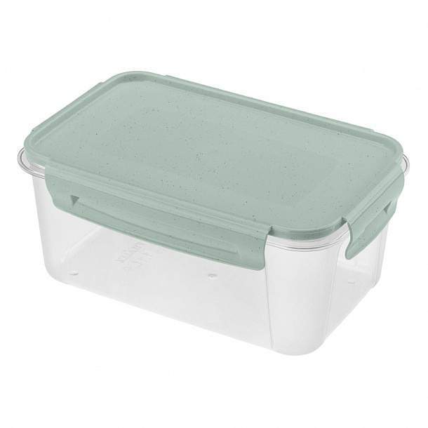 БЫТПЛАСТ Контейнер 437110736 Filalex Lock&Ok д/СВЧ 1100мл 186x122x81мм зеленый флэк 