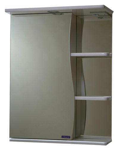 Зеркало-шкаф Волна 500 (716*500*234мм) левое (свет)