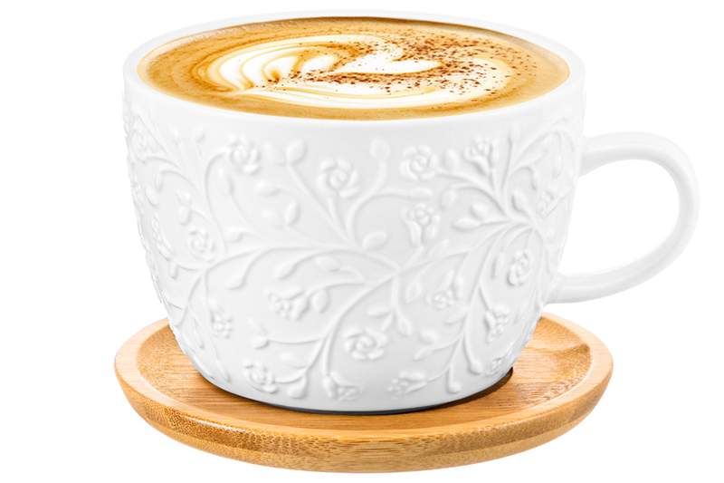 ELAN GALLERY Веточки-цветочки Набор чайный 630104 2пр/1перс 500мл 