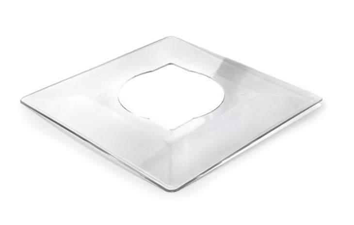 Защита стены под выкл. прозрачнаая  ЮЛИГ.735212.410-01