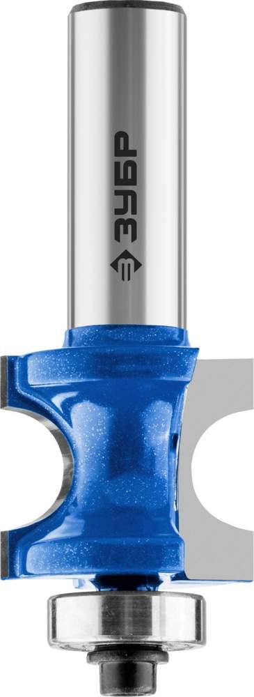 Фреза ЗУБР полустержневая с подшипником D=25,4мм L=31,8мм R=6,35мм  хв.-12мм d-12,7м  28722-25.4