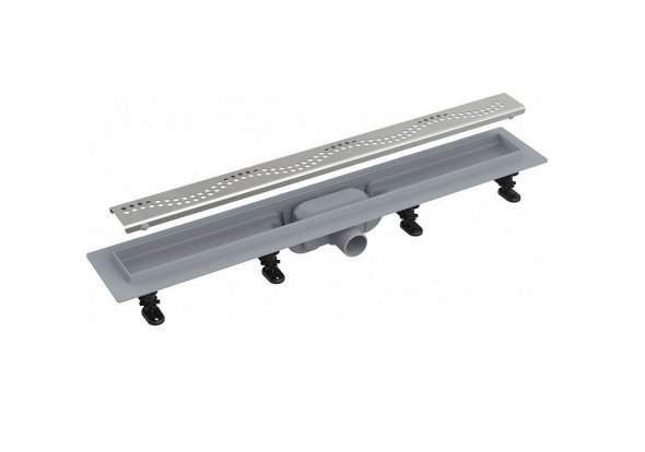 Водоотводящий желоб APZ8-750М/AG100101750 Simple с порогами + перфорир.решетка