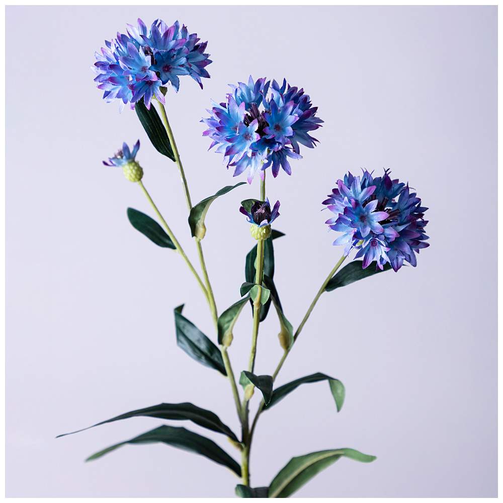 LEFARD Цветок искусственный 287-544 Василек 64см