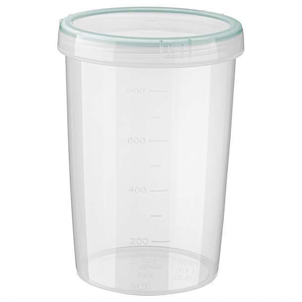 БЫТПЛАСТ Банка 4311485 Phibo Винтаж д/сыпучих 1000мл с винтовой крышкой 107х107х150мм микс 