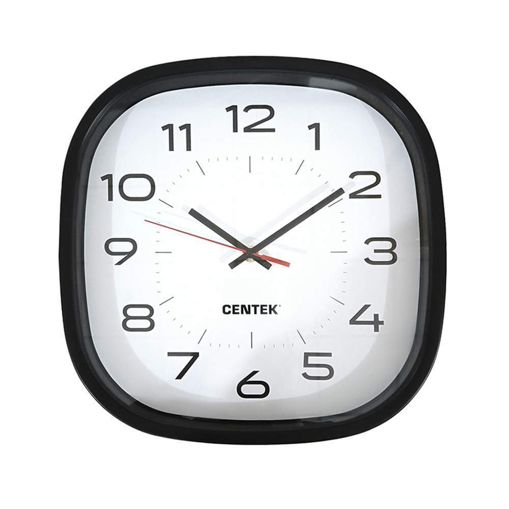CENTEK Часы CT-7106 White 30см шаговый ход