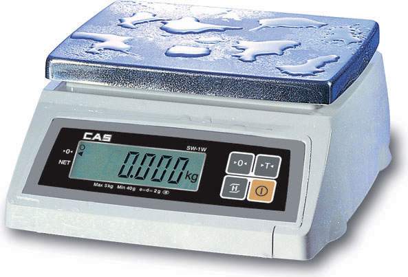 Весы CAS SW-20W  мд250  20кг (от 20гр,дискретность отсчета 10гр) 317х278х141 мм