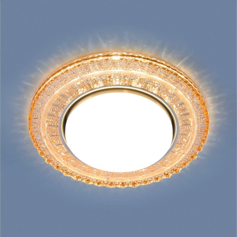 Точечный свет- 3028  GX53 GC тонированный