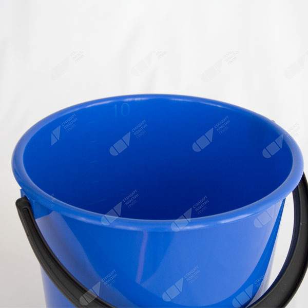 Ведро 10л  мерн.делен, синий  305-0118син/287285