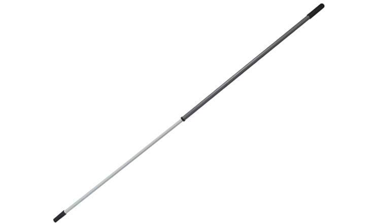 Палка для щетки телескоп. 150см серый М5147 сер/341307