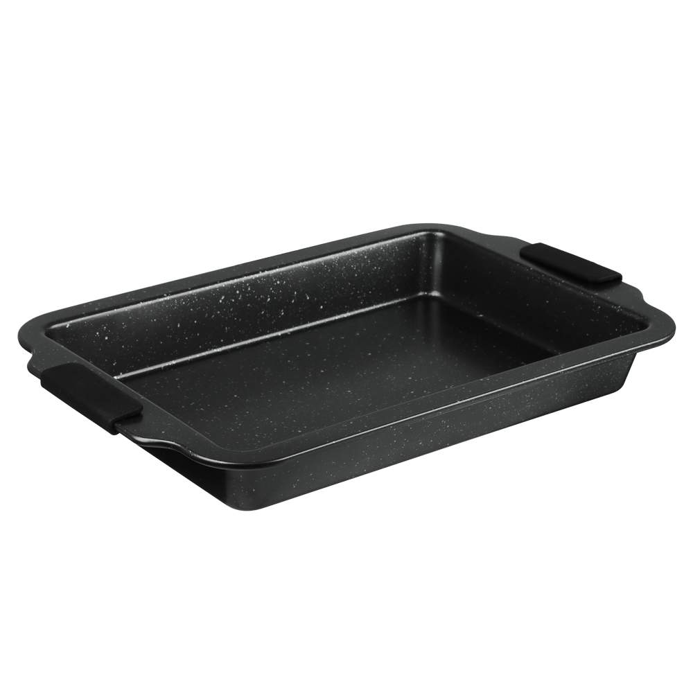 SATOSHI Форма 849-258 Лион д/выпечки глубокая 400х270х50мм силикон.ручки АП покрытие