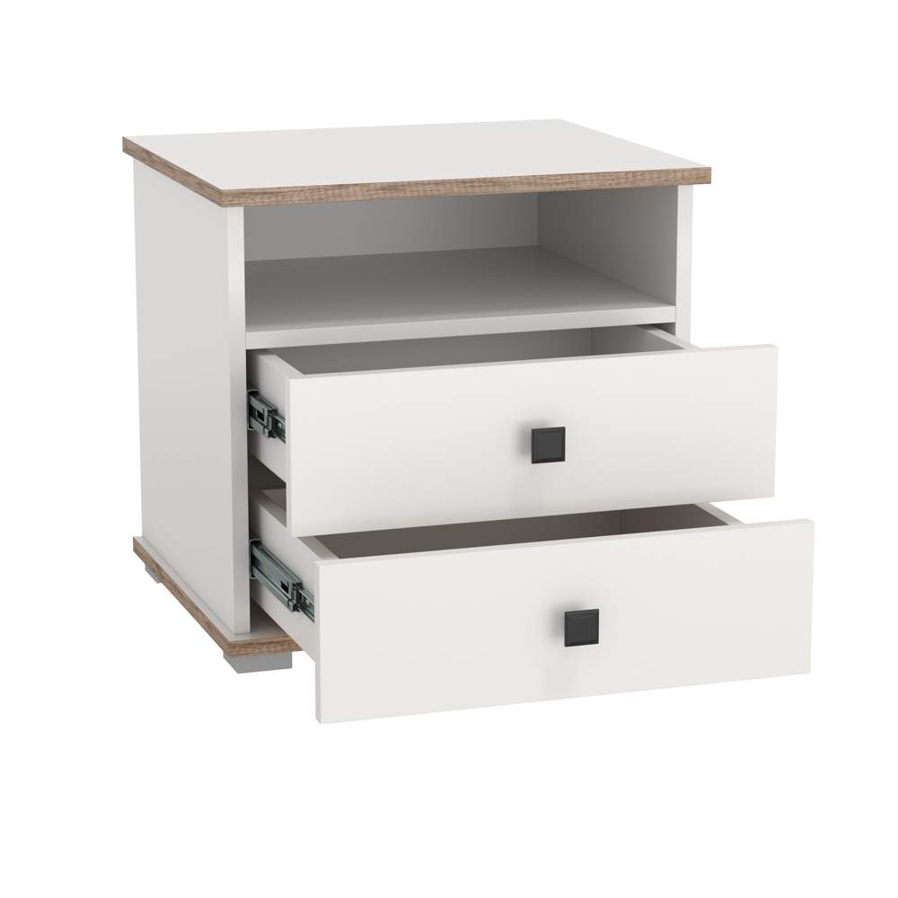 Тумба "Либерти"прикр.  51.17 (белый/дуб каньон)опора h=20мм