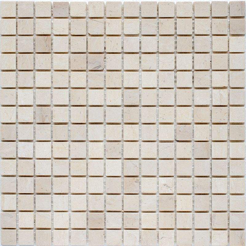 Мозаика Crema Marfil Matt 200х200 (305х305х4), натур. мрамор JMST027