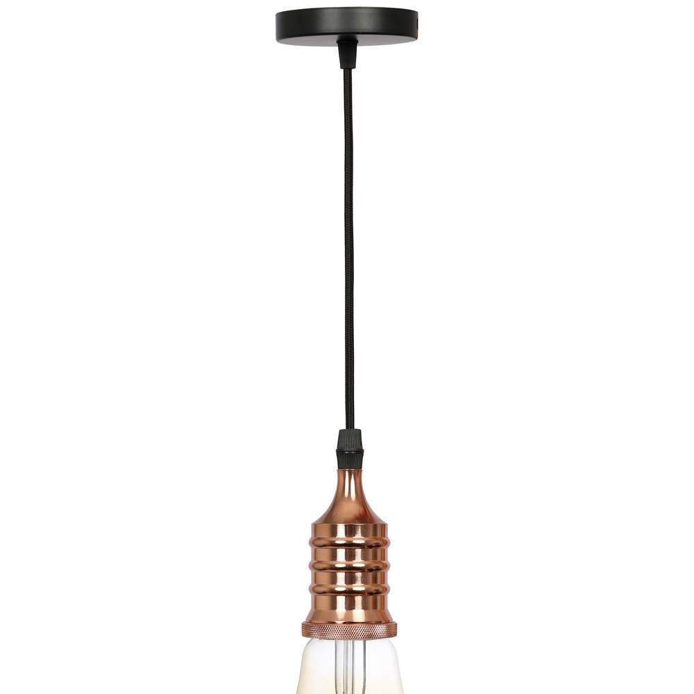 Подсветка PL13 E27 - 4RG Наклад.цоколь Е27, провод 1м розовое золото