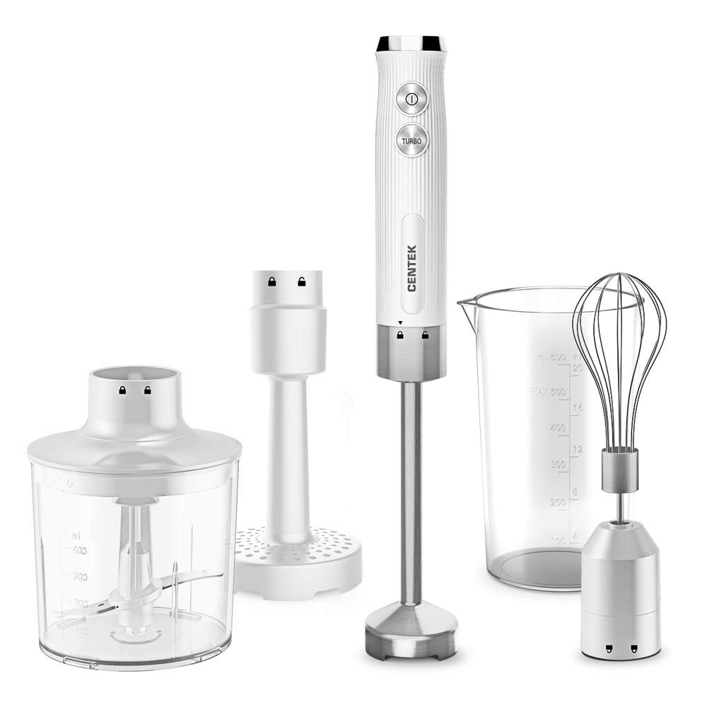 Блендер  Centek CT-1352 White (белый)  1000Вт