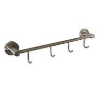 Вешалка  4 крючка  прямая  нерж/сталь  GFmark  80205