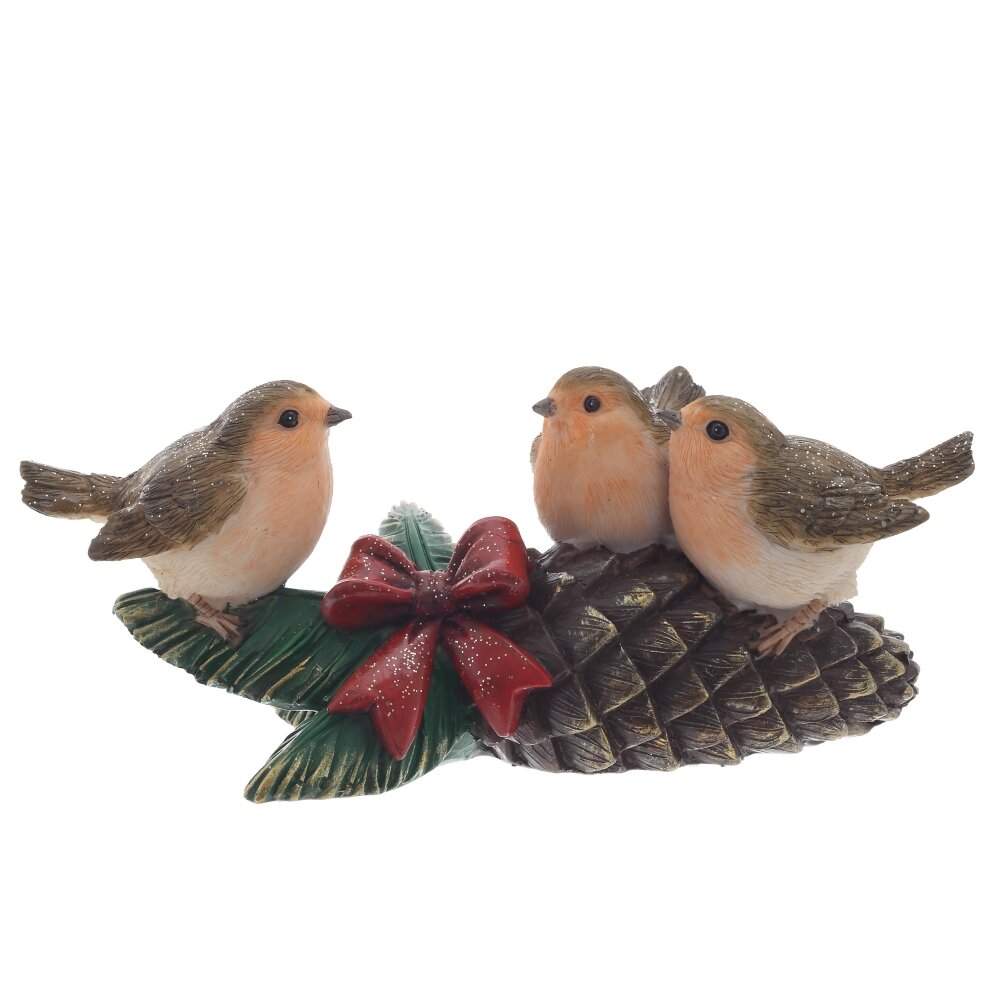 REMECO COLLECTION Фигурка 826271 Птички на шишках 16х6х7см (полимер)