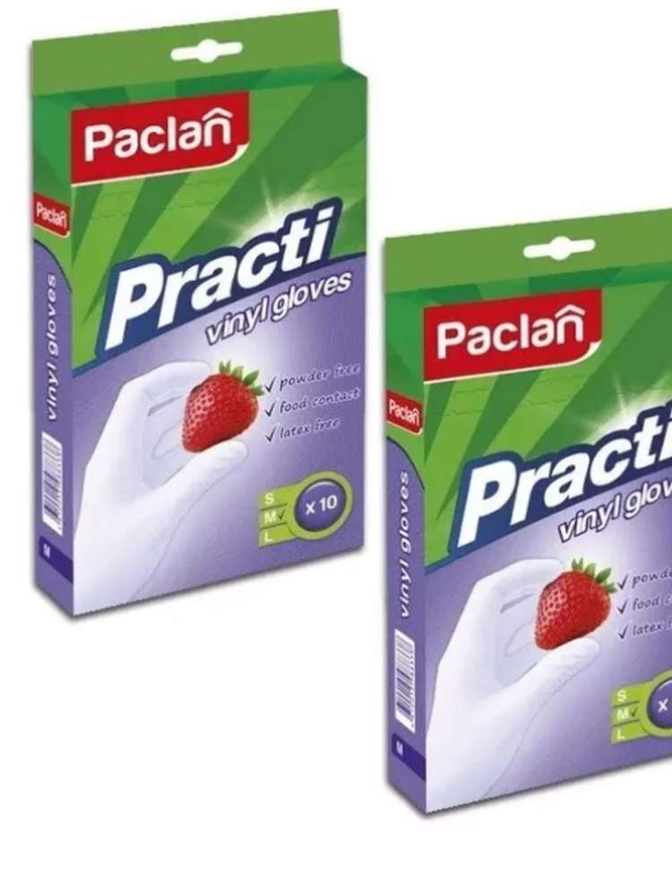Перчатки Paclan Practi нитриловые М  407712 /10шт./  