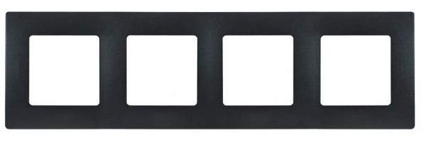 Рамка Etika 4-ая антрац  672584