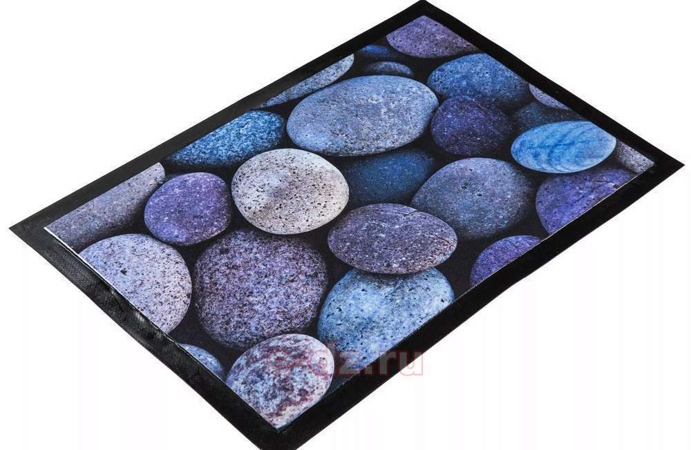 Коврик придверный  45х75  "Морские камни" 