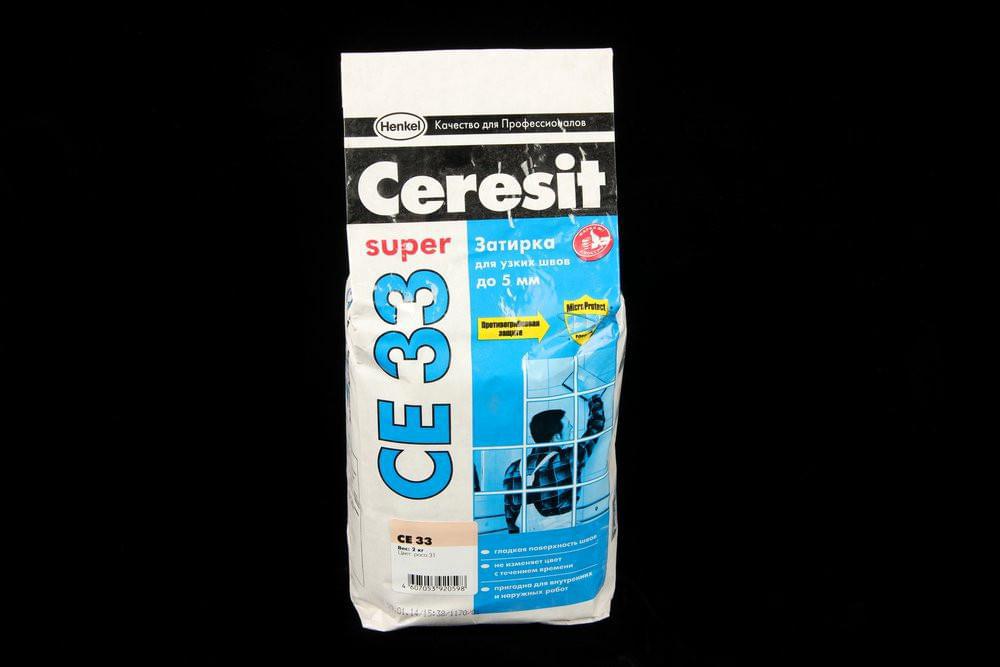 Затирка Ceresit CE33 S №31 роса  2-5мм (2кг) 865590