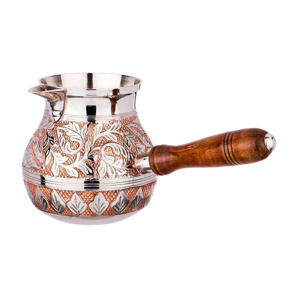 LEFARD Турка 733-111 Rosso 450мл резная латунь  