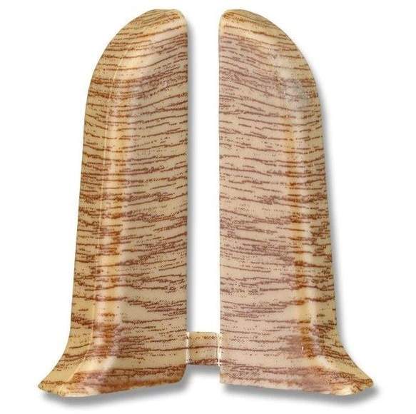 211 Заглушки торцевые (пара)  Идеал Комфорт, Дуб рустик, 55мм